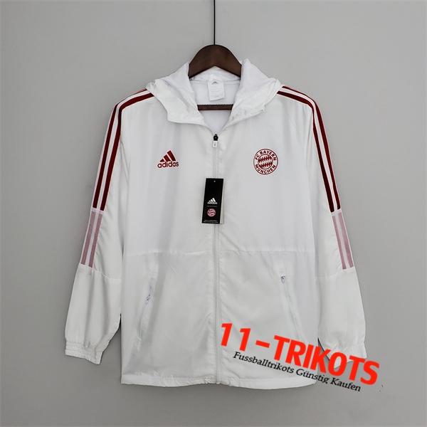 Bayern München Windjacke Weiß 2022/2023