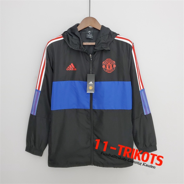 Manchester United Windjacke Blue/Schwarz 2022/2023