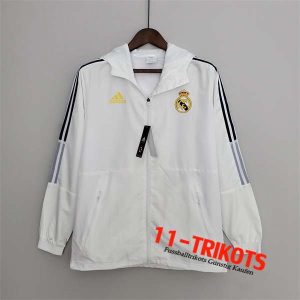 Real Madrid Windjacke Weiß 2022/2023