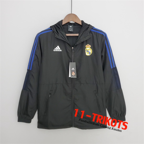 Real Madrid Windjacke Schwarz 2022/2023