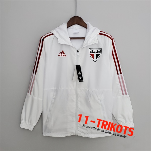 Sao Paulo FC Windjacke Weiß 2022/2023