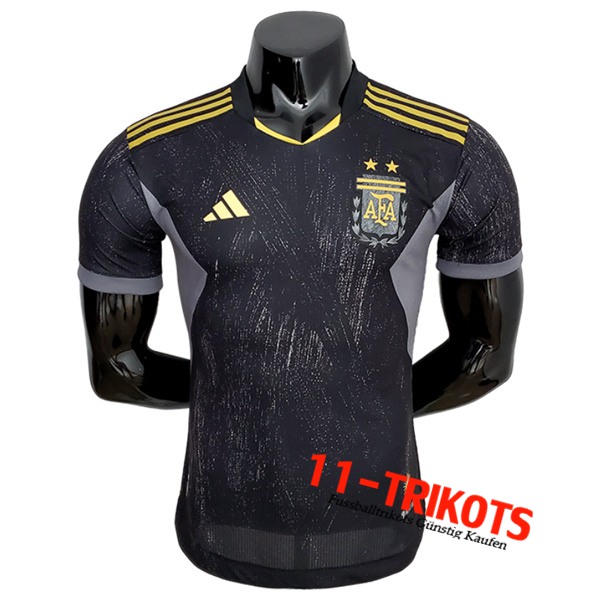 Argentinien Player Version Schwarz Trikot 2022/2023