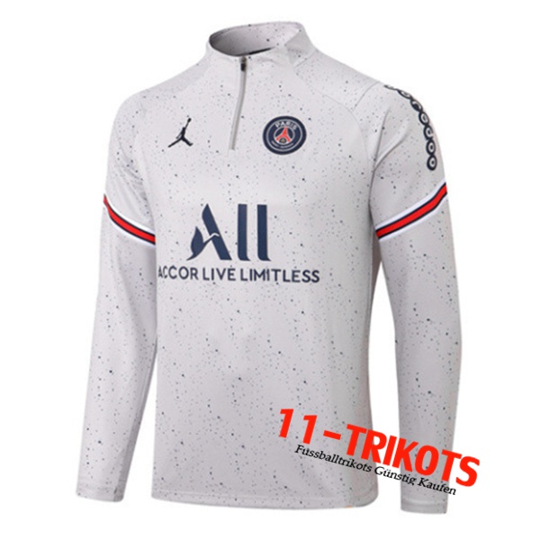 Jordan PSG Trainings Sweatshirt Grau 2022/2023