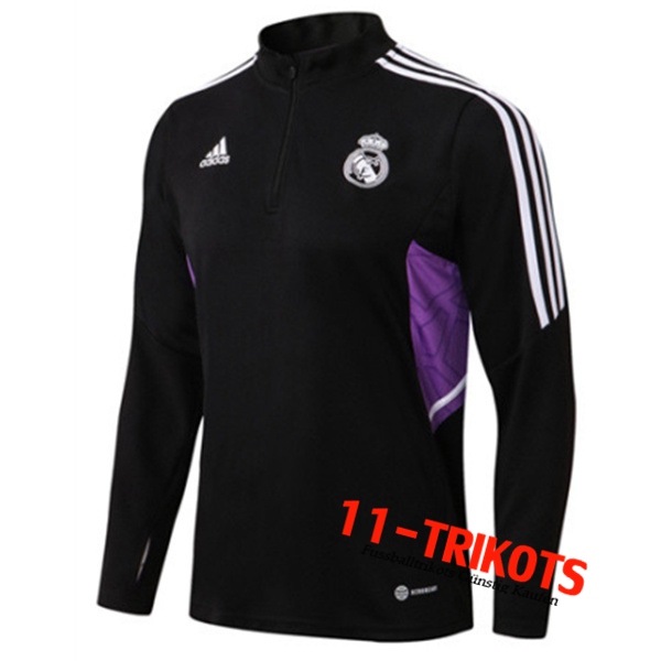 Real Madrid Trainings Sweatshirt Schwarz 2022/2023