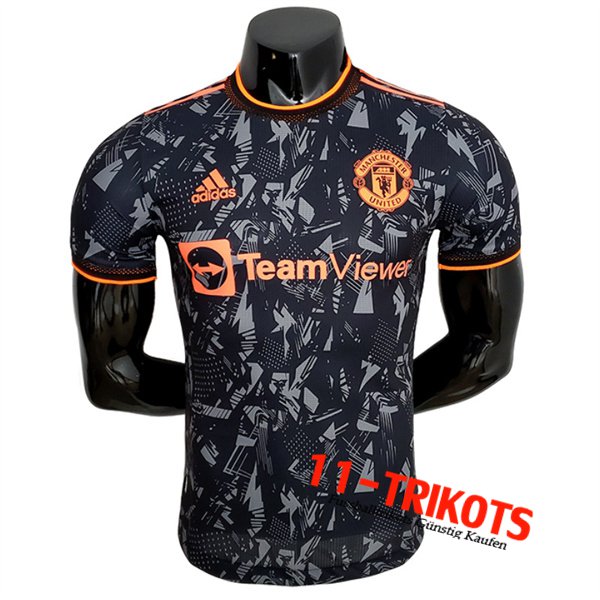 Manchester United Camouflage Schwarz Trikot 2022/2023