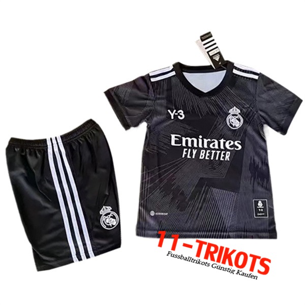 Real Madrid Kinder Trikot Y3 Schwarz 2022/2023