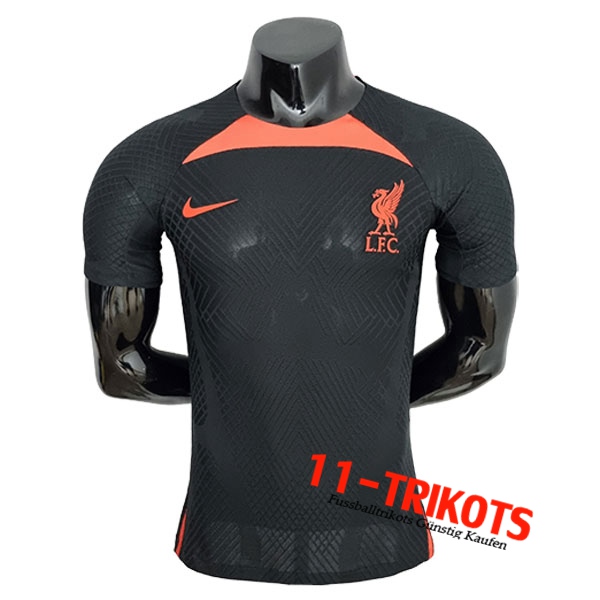 FC Liverpool Trainingstrikot Player Version Schwarz 2022/2023