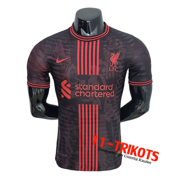 FC Liverpool Trainingstrikot Player Version Rot/Schwarz 2022/2023