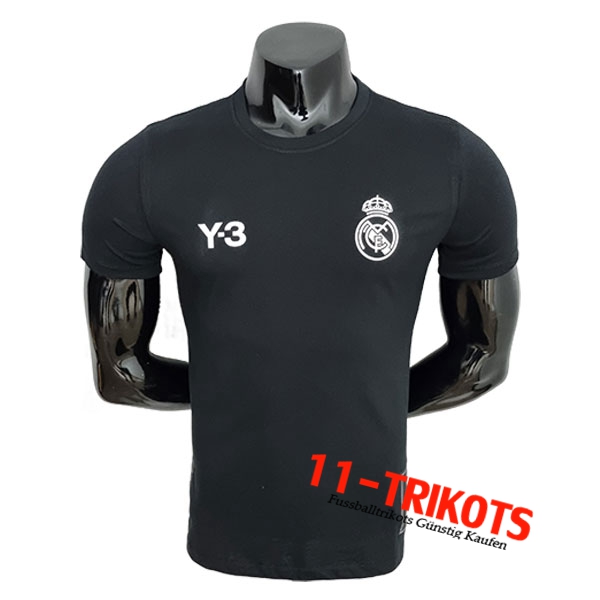 Real Madrid Trainingstrikot Y3 Schwarz 2022/2023