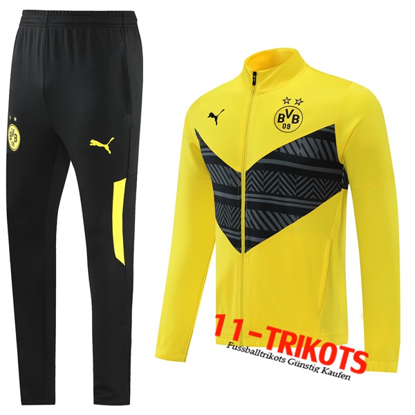 Dortmund BVB Trainingsanzug (Jacke) Gelb 2022/2023