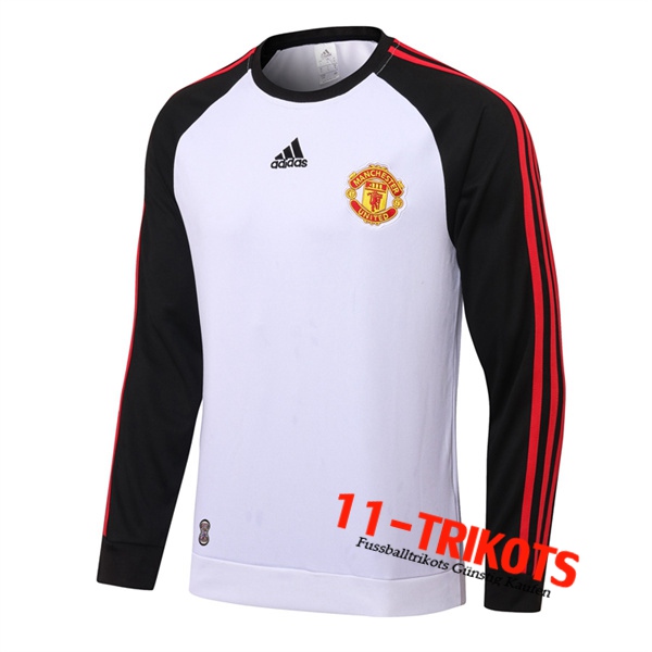 Manchester United Training Sweatshirt Weiß 2022/2023