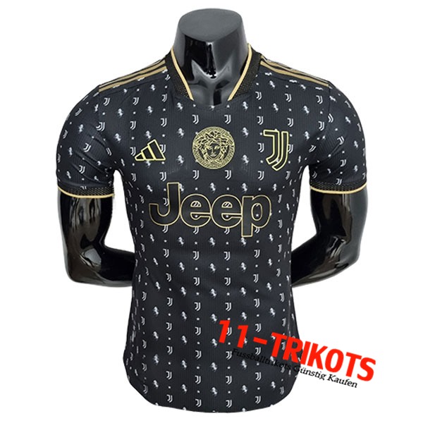 Juventus Trikot Versace Edition Schwarz 2022/2023