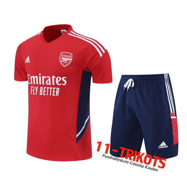 Arsenal Trainingstrikot +Shorts Rot 2022/2023