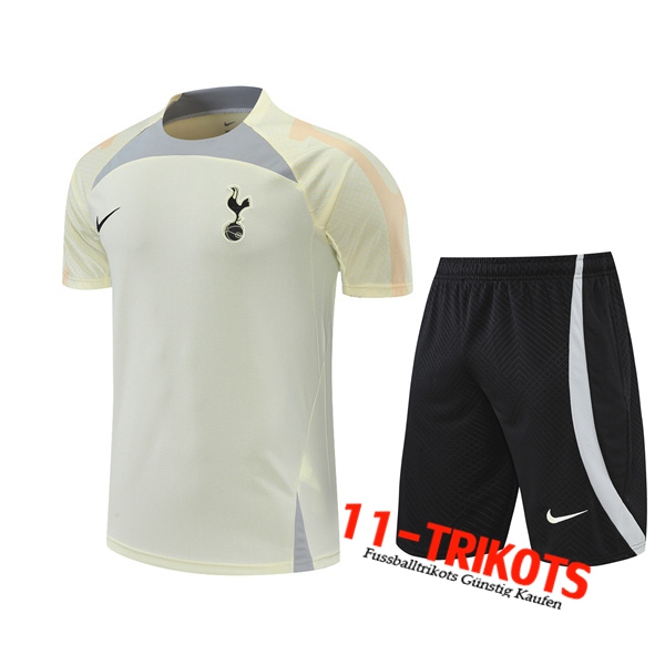 Tottenham Hotspur Trainingstrikot + Hose Gelb 2022/2023