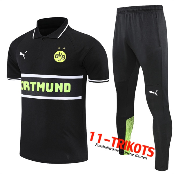 Dortmund BVB Poloshirt Schwarz 2022/2023
