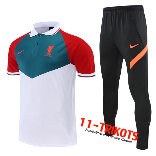 FC Liverpool Poloshirt Weiß/Rot 2022/2023