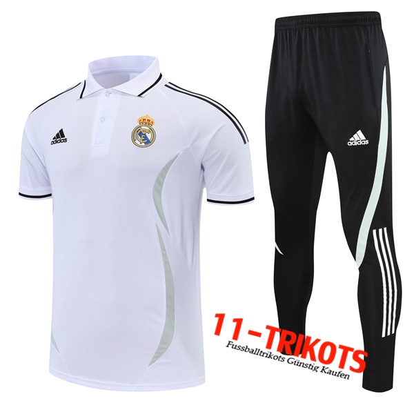 Real Madrid Poloshirt Weiß 2022/2023