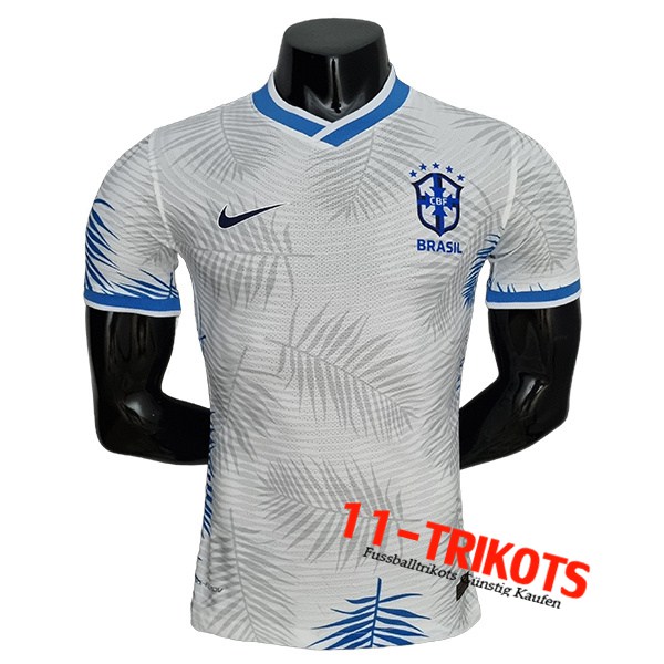 Brasilien Trikot Player Version Classic Weiß 2022/2023