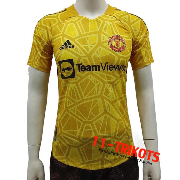 Manchester United Trikot Torhuter Gelb 2022/2023