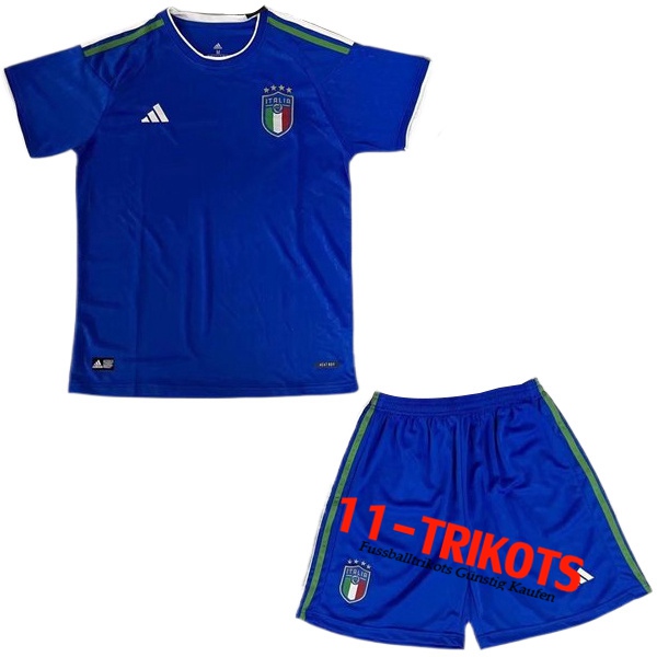 Italien Trikot Kinder Blau 2022/2023