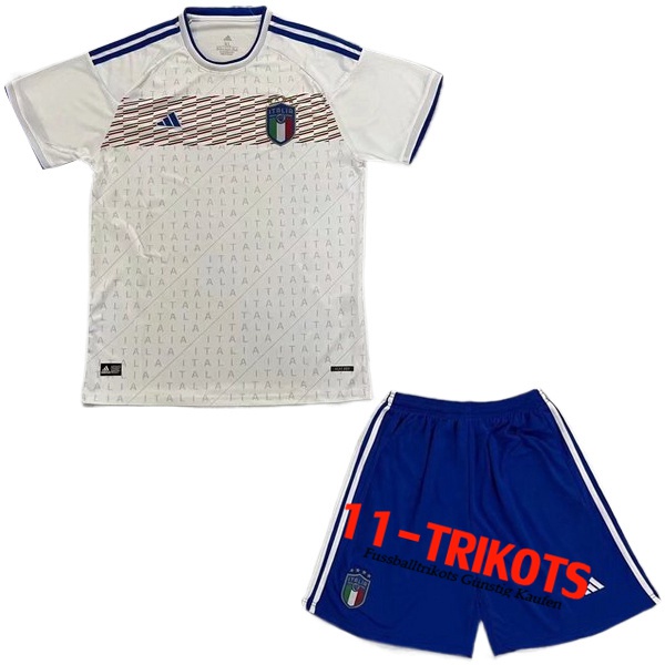 Italien Trikot Kinder Weiß 2022/2023