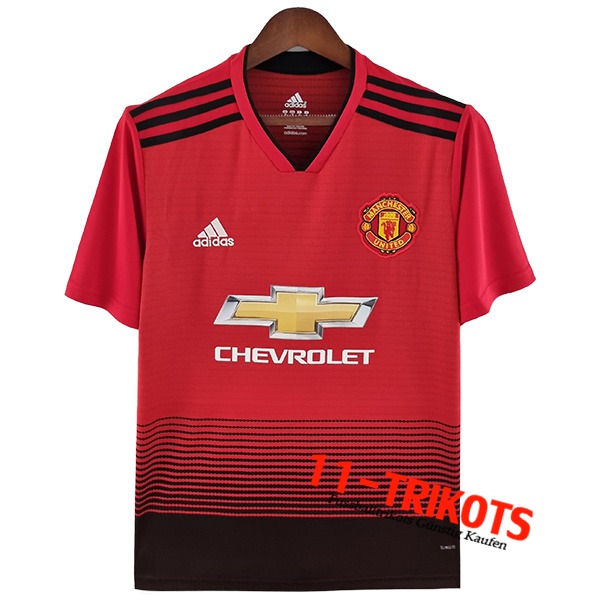 Manchester United Retro Heimtrikot 2018/2019