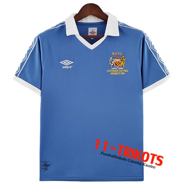 Manchester City Retro Heimtrikot 1981/1982