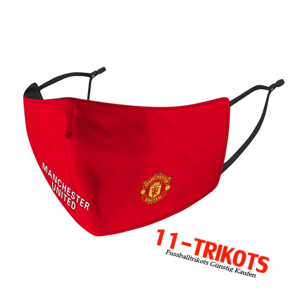 Manchester United Atemschutzmaske Rot Reutilisable