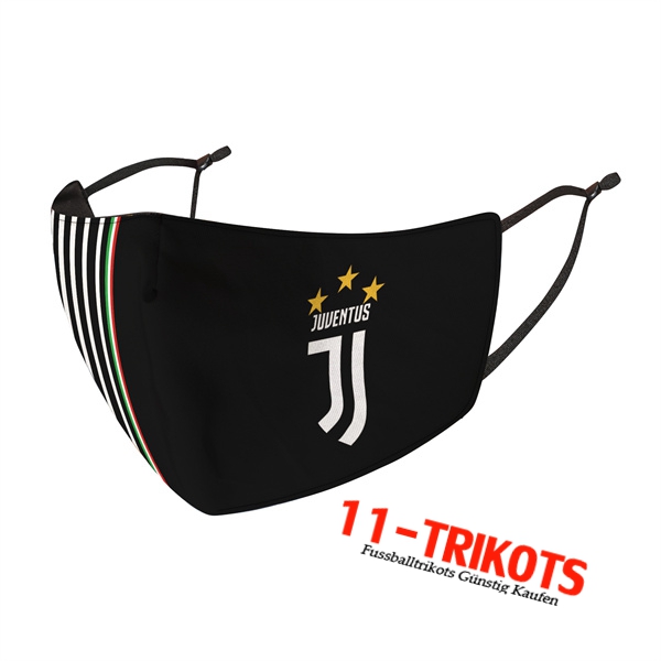 Juventus Atemschutzmaske Schwarz Reutilisable