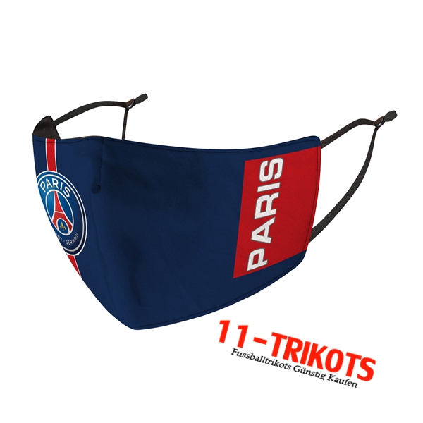 Paris PSG Atemschutzmaske Navy blau Reutilisable