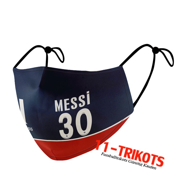 PSG Messi 30 Atemschutzmaske Navy blau Reutilisable