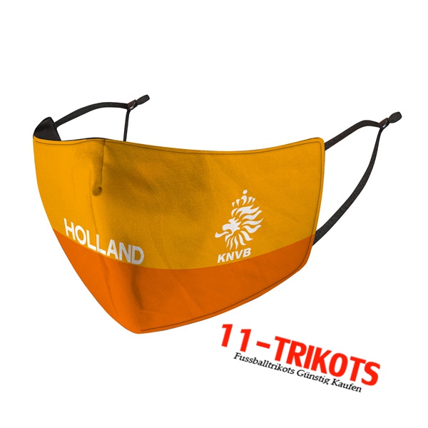 Niederlande Atemschutzmaske Gelb/Orange Reutilisable