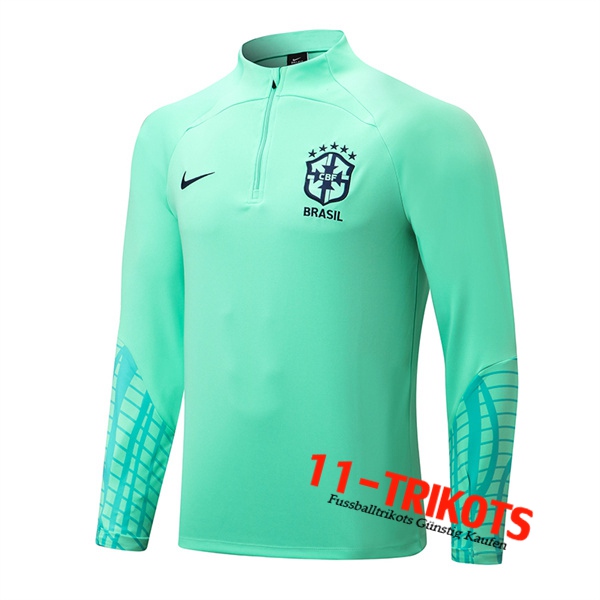 Brasilien Training Sweatshirt Grün 2022/2023