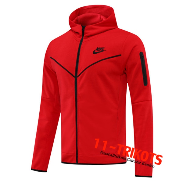 Nike Trainingsjacke Mit Kapuze Rot 2022/2023