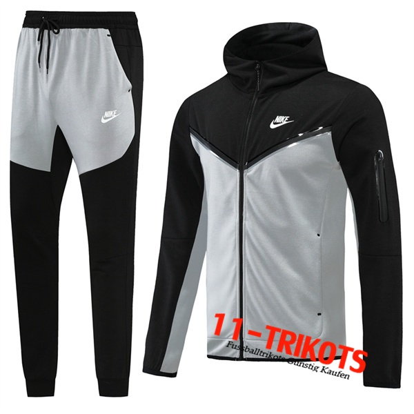 Nike Trainingsanzug Mit Kapuze Schwarz/Grau 2022/2023