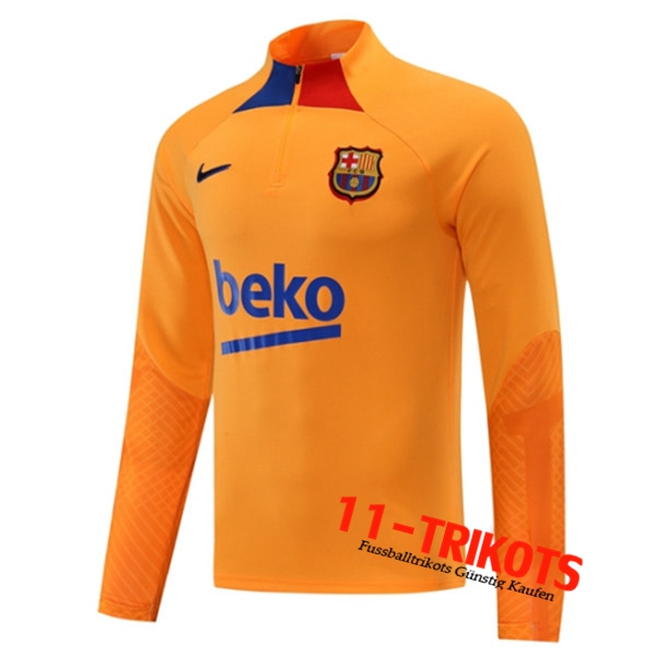 FC Barcelona Training Sweatshirt Orange 2022/2023