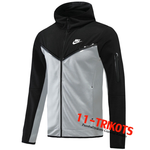 Nike Trainingsjacke Mit Kapuze Schwarz/Grau 2022/2023