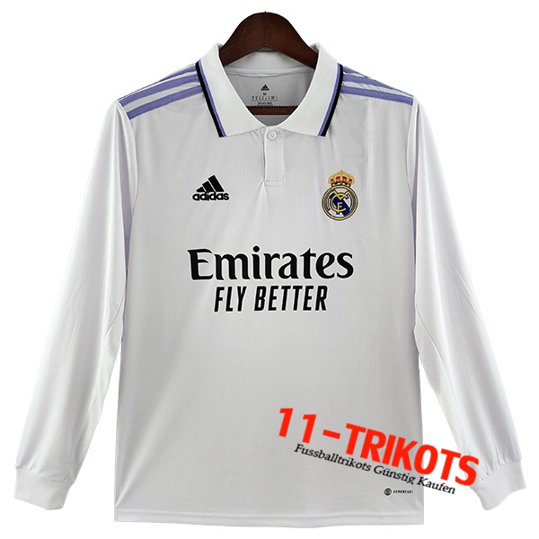 Real Madrid Langarm Heimtrikot 2022/2023