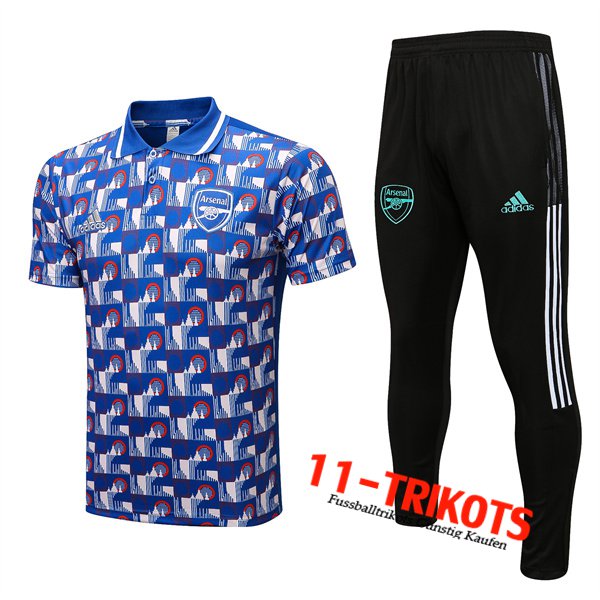 Arsenal Poloshirt Blau 2022/2023