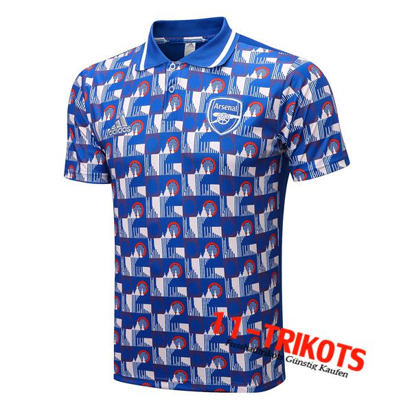 Arsenal Poloshirt Blau 2022/2023