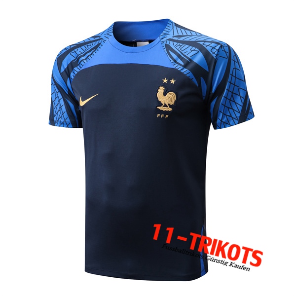 Frankreich Trainingstrikot Navy blau 2022/2023