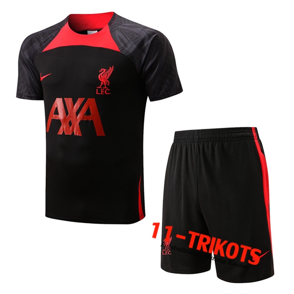FC Liverpool Trainingstrikot + Shorts Schwarz 2022/2023