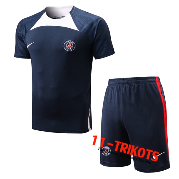 PSG Trainingstrikot + Shorts Navy blau 2022/2023