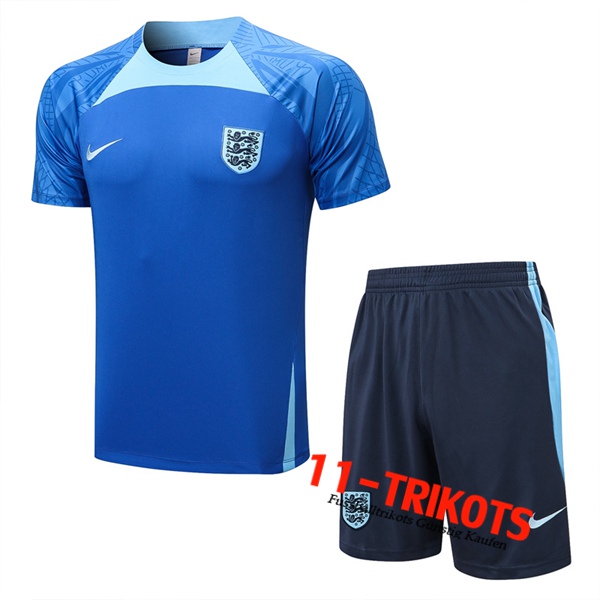 Britannien Trainingstrikot + Shorts Blau 2022/2023