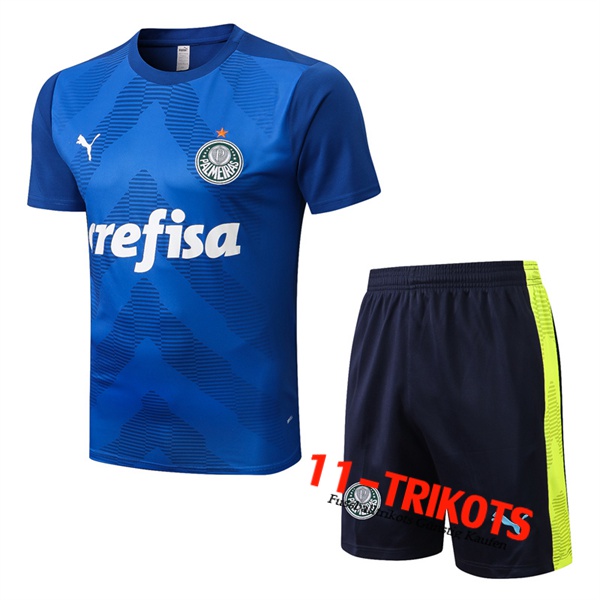 Palmeiras Trainingstrikot + Shorts Blau 2022/2023