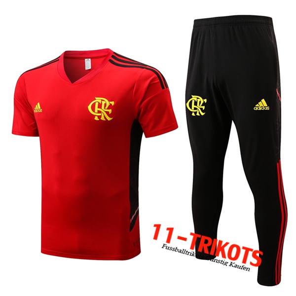 Flamengo Trainingstrikot + Hose Rot 2022/2023