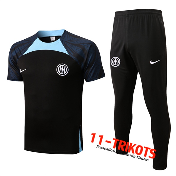 Inter Milan Trainingstrikot + Hose Schwarz 2022/2023