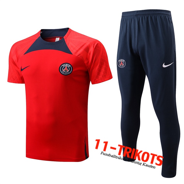 PSG Trainingstrikot + Hose Rot 2022/2023