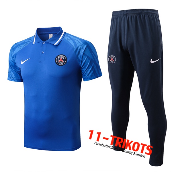 PSG Poloshirt Blau 2022/2023