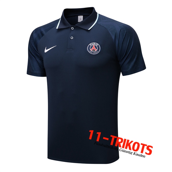 PSG Poloshirt Navy blau 2022/2023